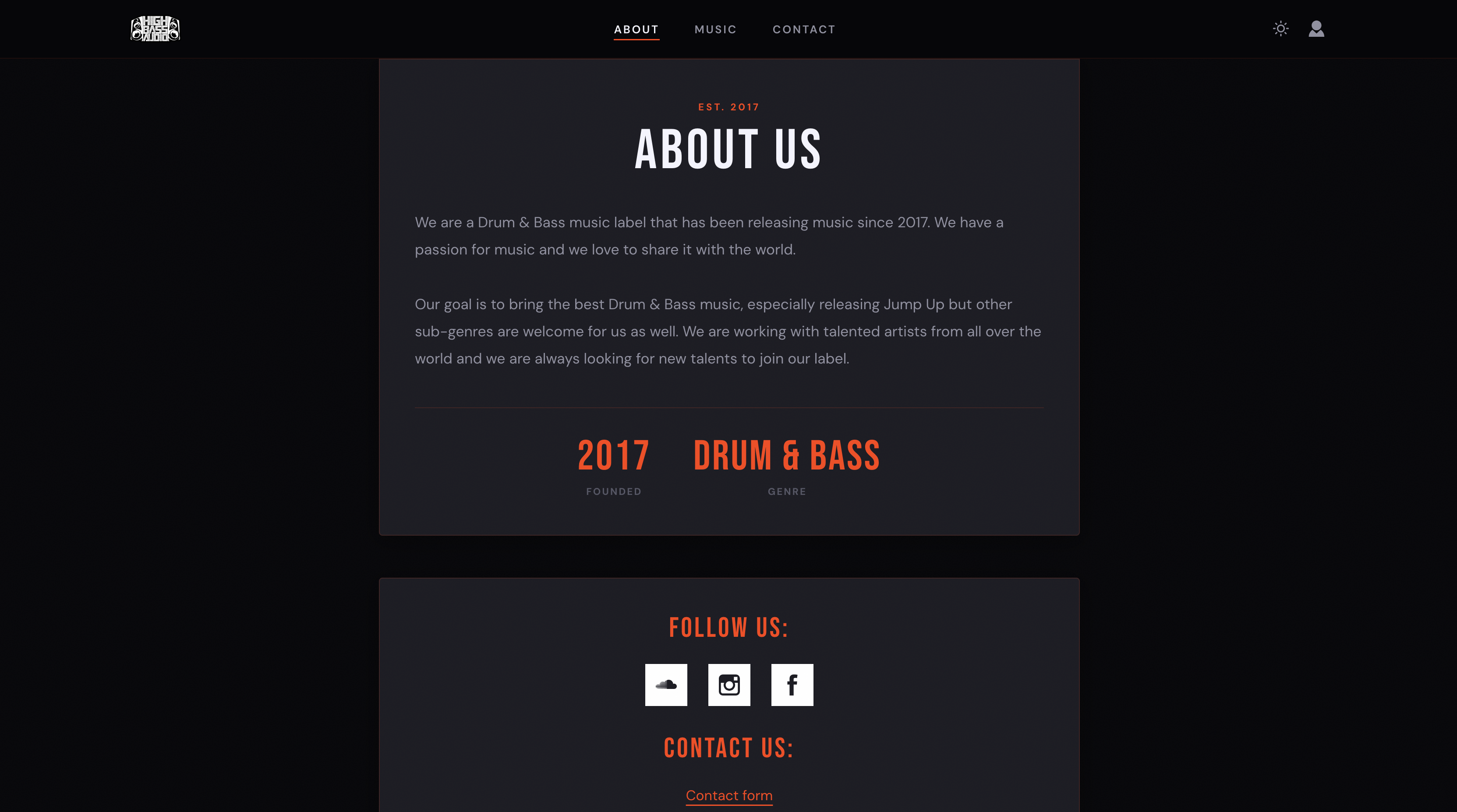 About - High Bass Audio