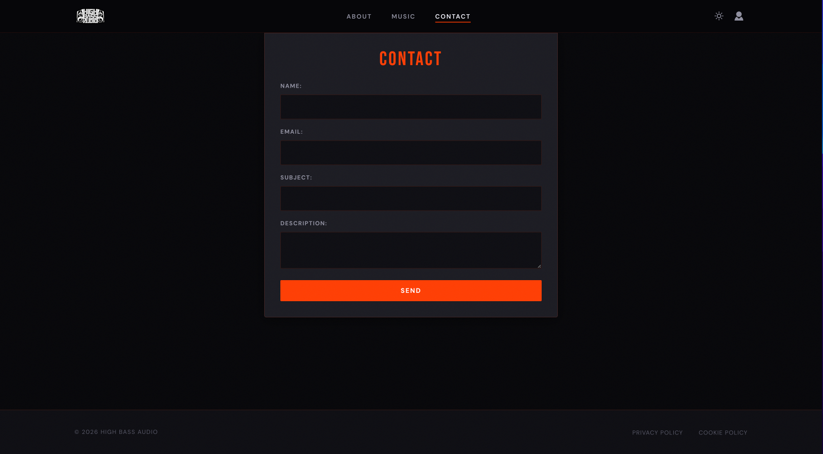 Contact - High Bass Audio