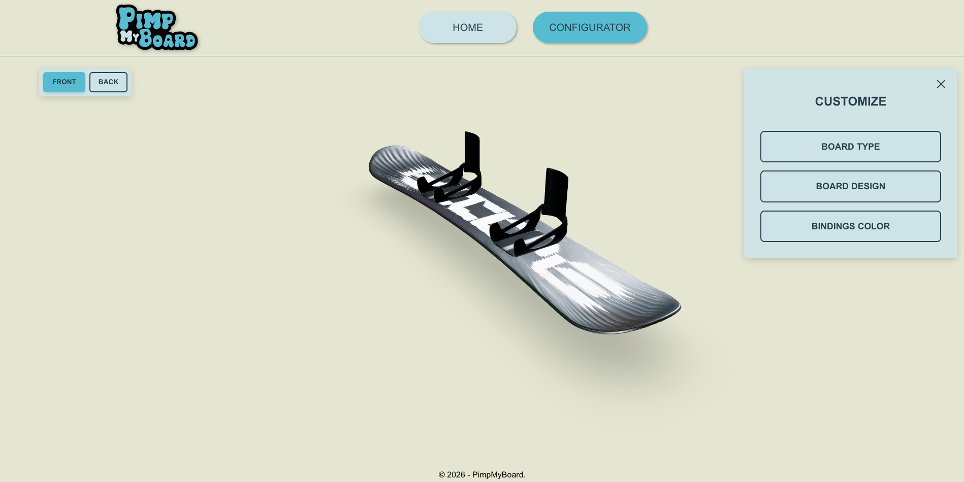 Configurator - PimpMyBoard