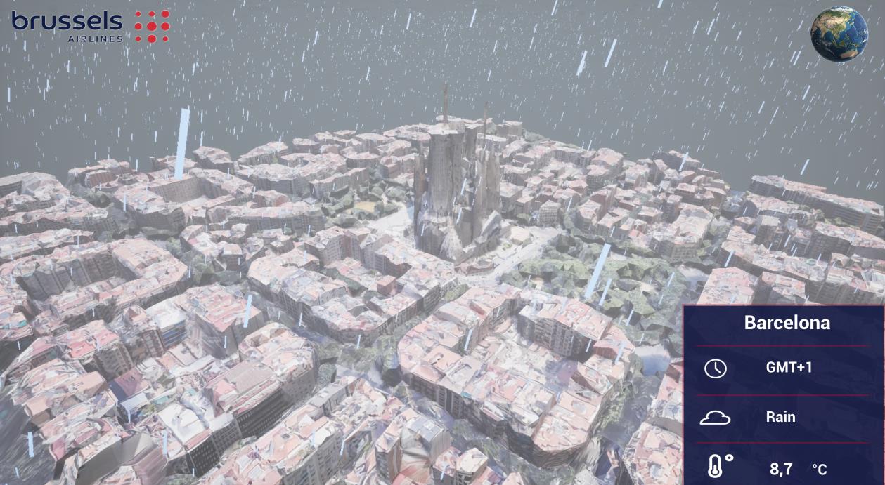 Barcelona - Touch-installatie Unreal Engine